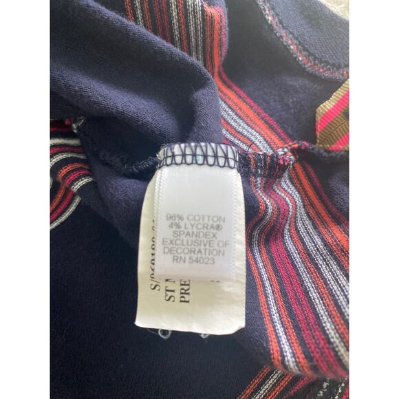 Banana Republic Mens Polo Shirt Short Sleeve Striped Casual Top Size XL Tall - Picture 8 of 9